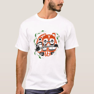 Beaver - T-shirt de style amérindien de la côte Ou
