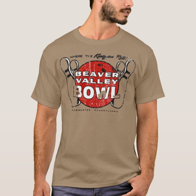 Beaver Valley Bowl - Rochester, PA-Foto T-Shirt (Vorderseite)