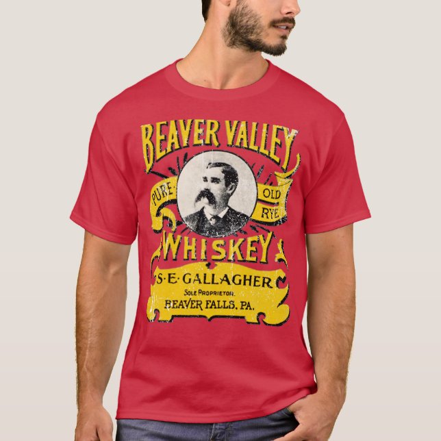 Beaver Valley Whiskey - Beaver Falls, PA T-Shirt (Vorderseite)