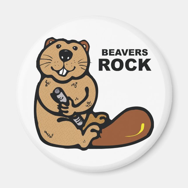 Beavers Rock Magnet (Vorne)