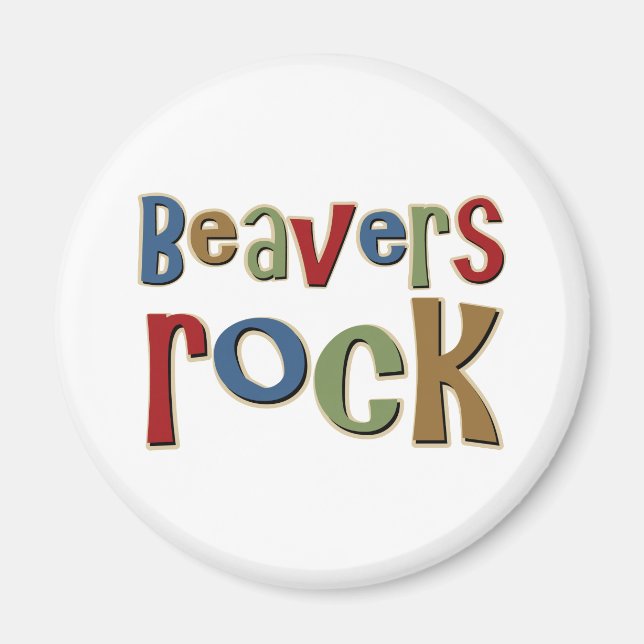 Beavers Rock Magnet (Vorne)