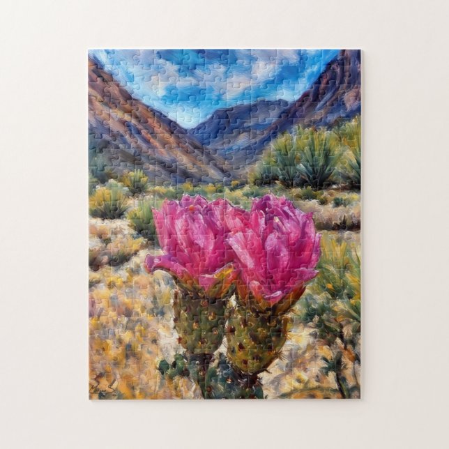 Beavertail Cactus Bloom Black Canyon (Vertikal)