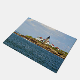 Beavertail Leuchtturm, Rhode Island Tür-Matte Fußmatte