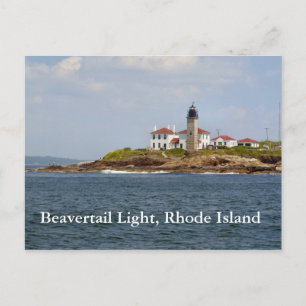 Beavertail Light, Rhode Island Postcard Postkarte