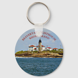Beavertail Lighthouse, Rhode Island Schlüsselanh Schlüsselanhänger