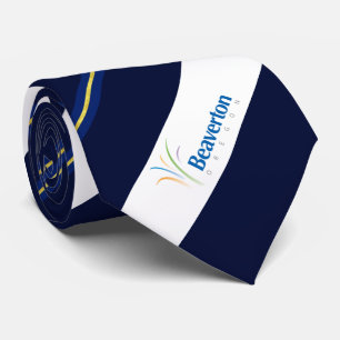 Beaverton (Oregon) Stadtflagge Neck Tie Krawatte