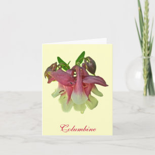 Bebaute Columbine-Anmerkungs-Karte Karte