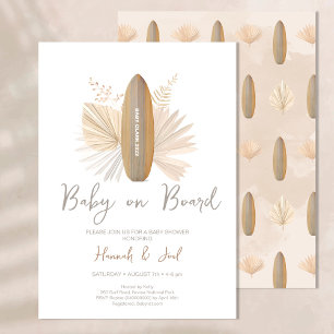 Bébé à bord Invitation Baby shower
