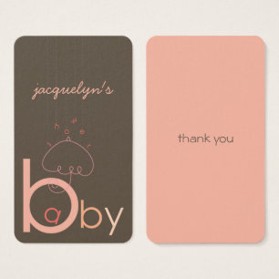 Bébé "a" en Baby shower fille rose do-it-yourself 