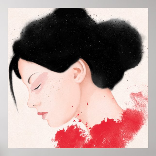 Bebe Art Print Modern Poster (Vorne)