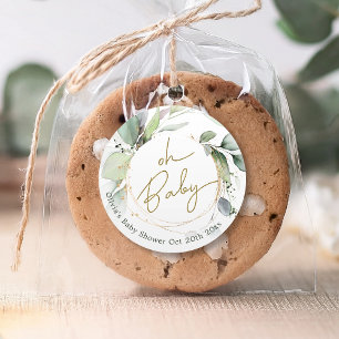 Bébé Baby shower Eucalyptus Sticker