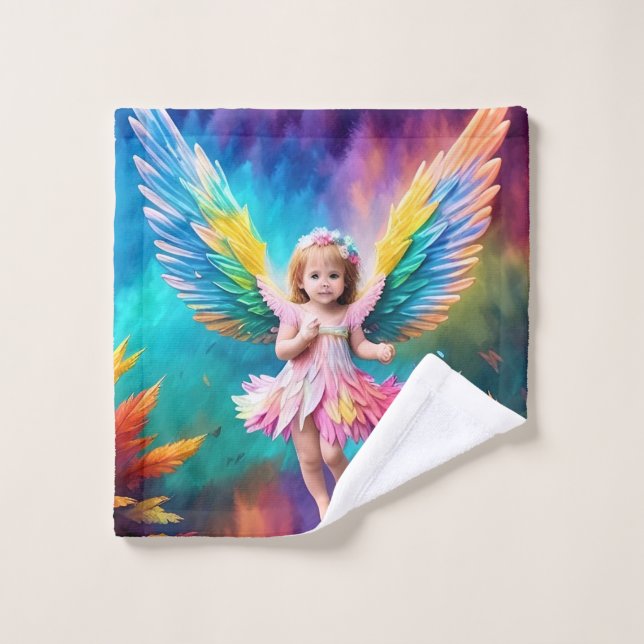 Bébé Bébé Ange ailes Art-38424 (Gant de toilette)