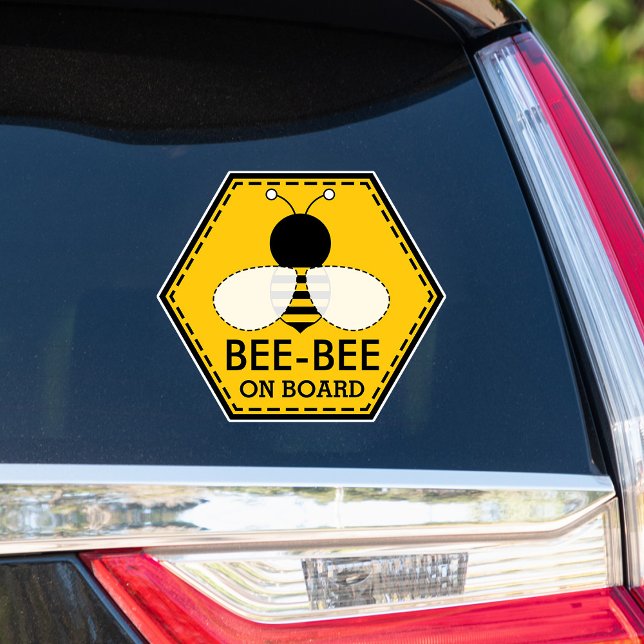 Bébé Bee Baby À Bord Sticker Voiture (Créateur téléchargé)