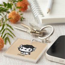 Bébé Bison Fluffy - Art d'animaux de ferme Kawaii