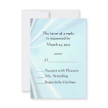 Bébé bleu satin RSVP