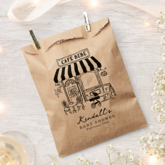 Bebe Cafe Home Café-Thema Babyparty Geschenktütchen
