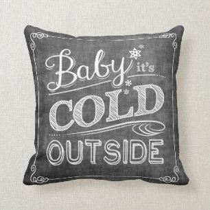 Bébé c'est coussin extérieur froid de flocon de
