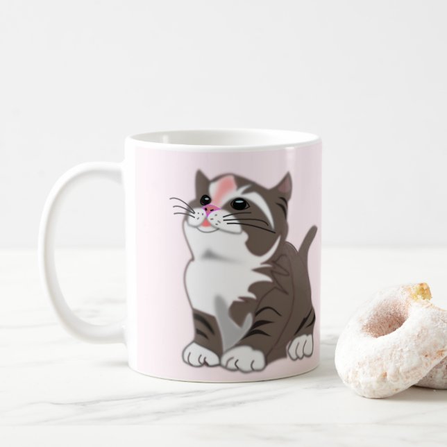 Bébé chat Mug (Avec donut)