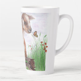 Bébé chèvre Latte Mug
