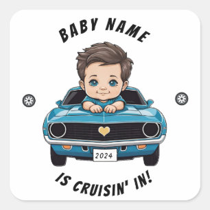 Bébé Classic Race Voiture Sticker à thème