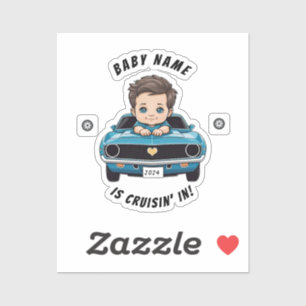 Bébé Classic Race Voiture Sticker à thème