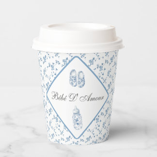 Bébé d'Amour französische Chinoiserie-Baby-Shower- Pappbecher