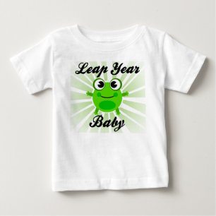 Bébé d'année bissextile, T-shirt mignon de bébé de