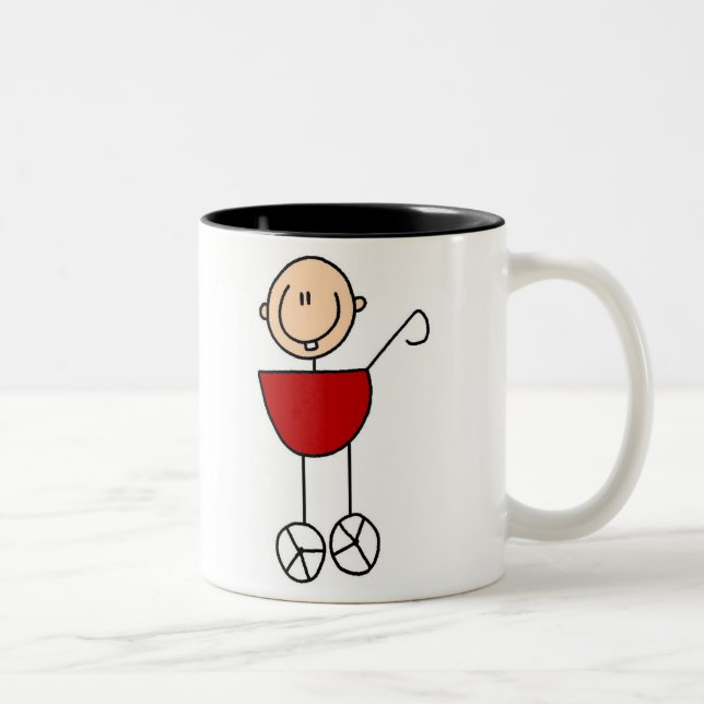 Bébé dans la tasse de chariot (Droit)