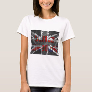 Bébé de dames d'Union Jack - T-shirt de poupée