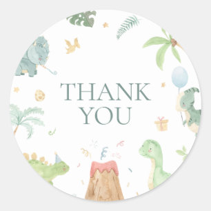 Bébé Dino Merci Sticker