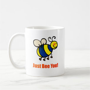 Bebe einfach deine glückliche Cartoon-Biene Kaffeetasse