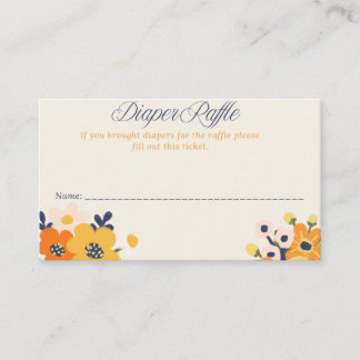 Bébé en fleur Baby shower Déchets Cartes de trèfle