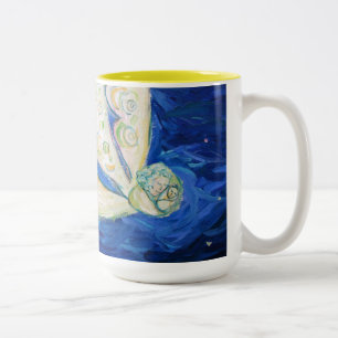Bébé et Gardien Ange Peinture de l'art de la Mug