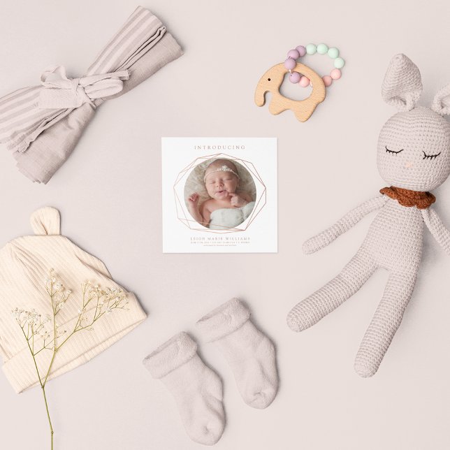 BÉBÉ FAIRE-PART DE NAISSANCE Introduire bébé (Créateur téléchargé)