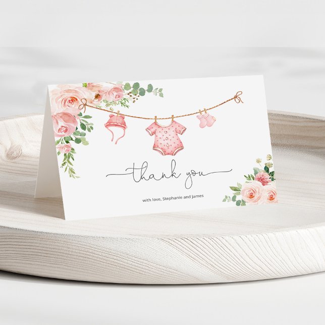 Bébé fille Merci de ligne de linge (Créateur téléchargé)