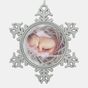 Bébé Fille Mon premier ornement de Noël