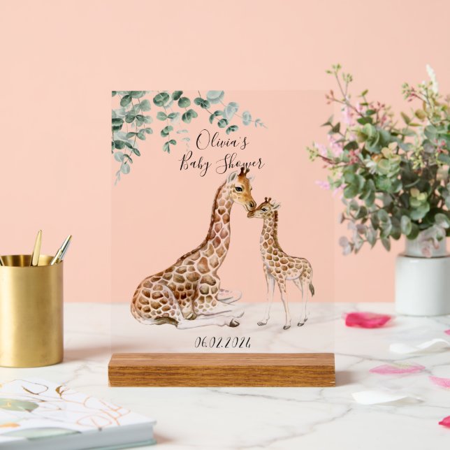 BÉBÉ GIRAFFE MOMY BABY SHOWER GIRAFFE (Mariage)