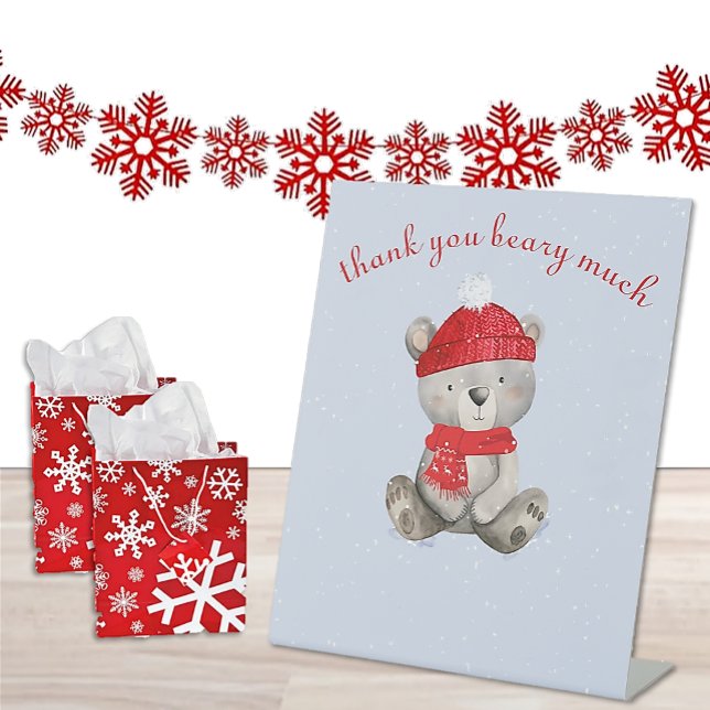 Bébé il fait froid à l'extérieur de l'ours panneau (Créateur téléchargé)