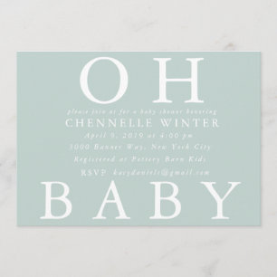 Bébé Invitation Baby shower