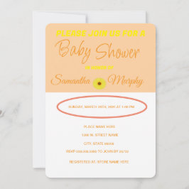 Bébé | Invitation Baby shower