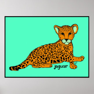 Bébé Jaguar Impression