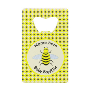 Bébé jaune mignon abeille Genre Révéler Neutre Per