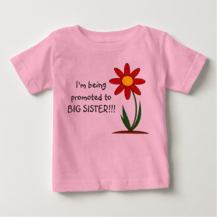 Bébé Je vais être promue grande sœur - T-shirt pour béb