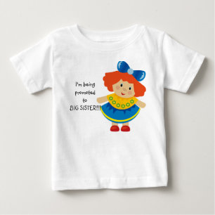 Bébé Je vais être promue grande sœur - T-shirt pour béb