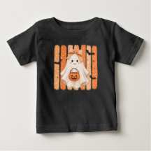 Joli T-Shirt pour Enfants avec Fantôme pour Hallow
