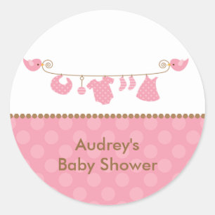 Bébé Lavette Rose Stickers