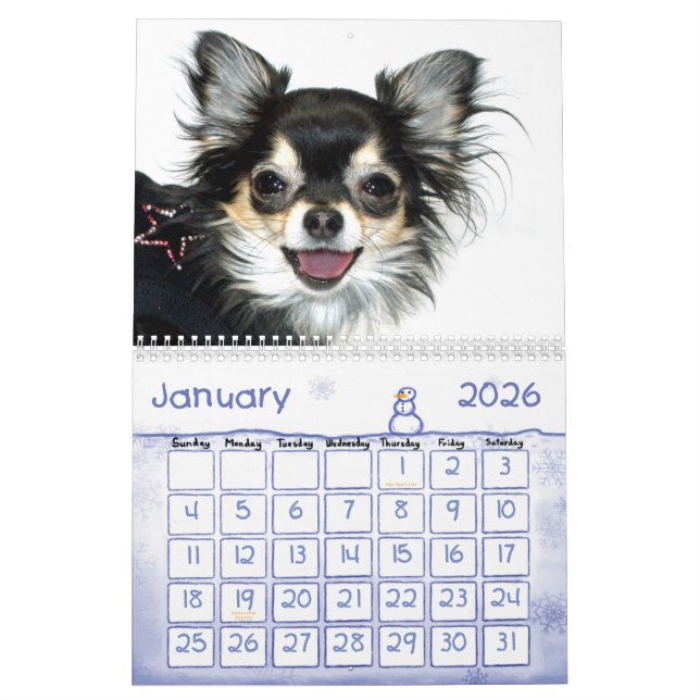Bebe le calendrier du chiwawa 2015 (Jan 2026)
