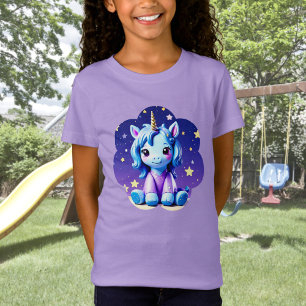 Bébé licorne dans le T-shirt de PJ