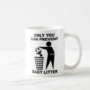 Bébé Litter Funny Mug Humour