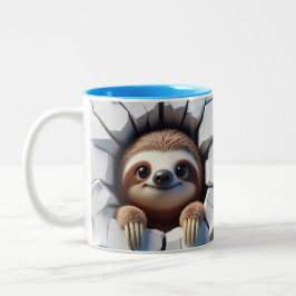 Bébé mignon 3D Sloth Hot Coca Café Animaux Mug